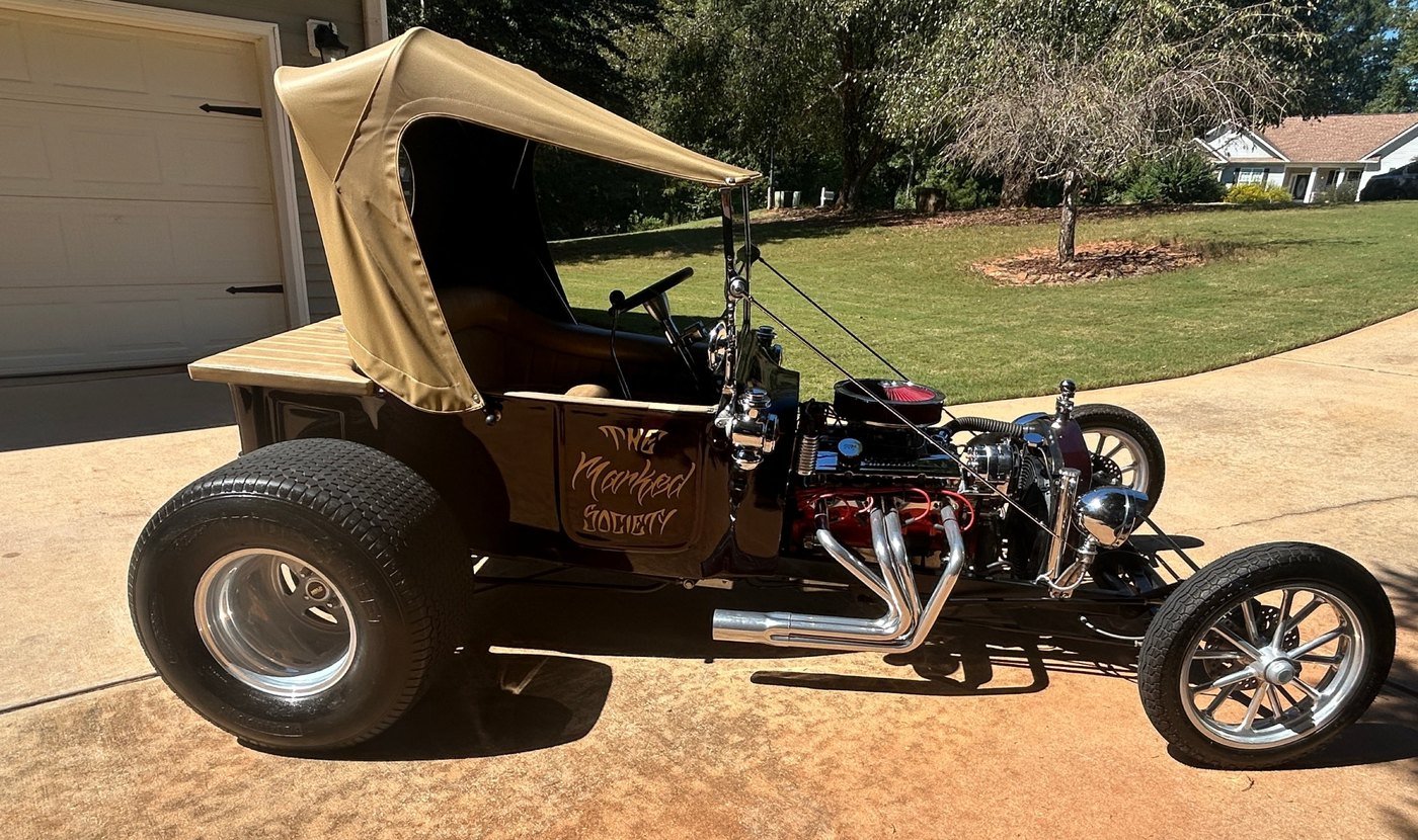 Classic 1923 Ford T-Bucket photographed for vehicle appraisal.